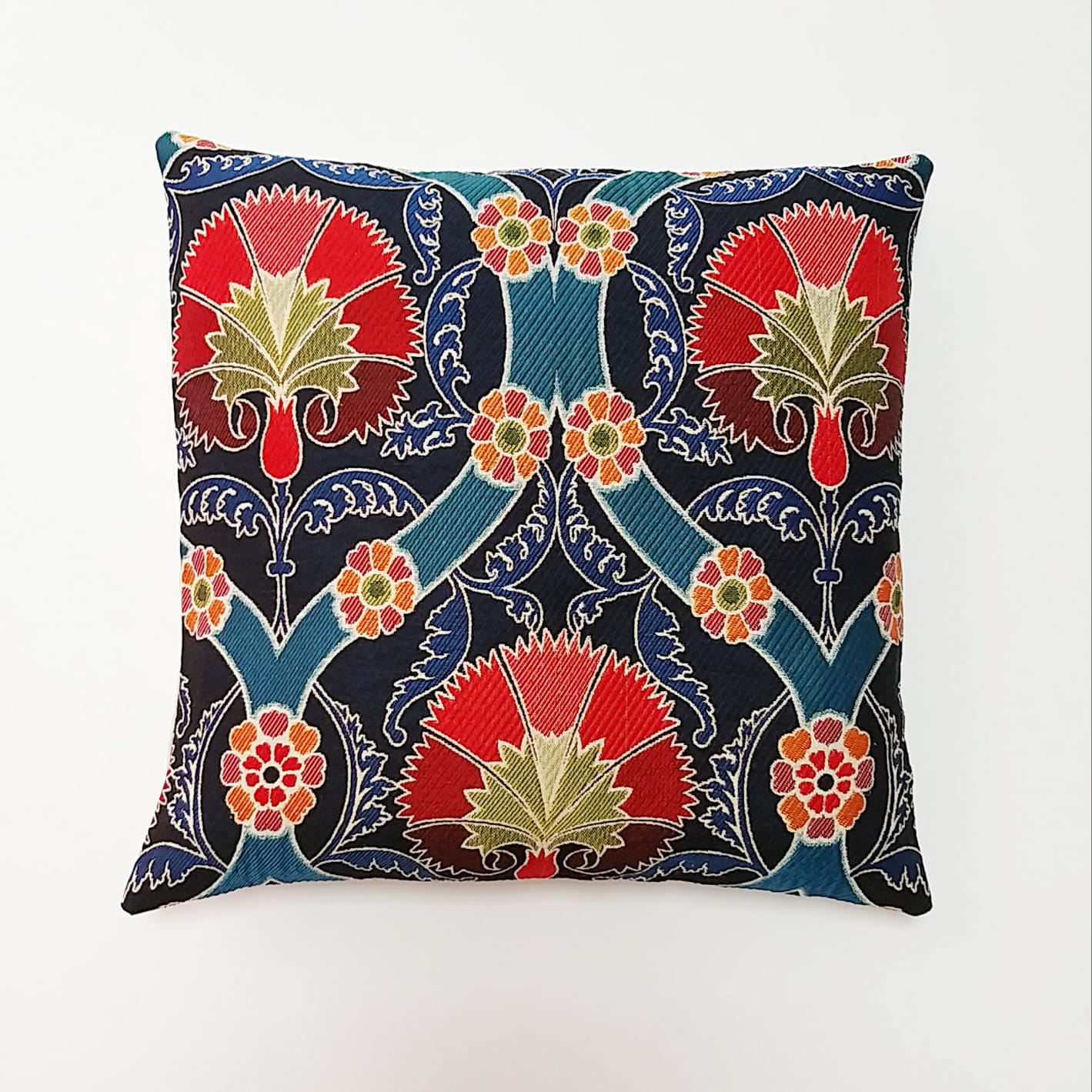 Tapestry Embroidered Cushion Cover (43 x 43 cm)