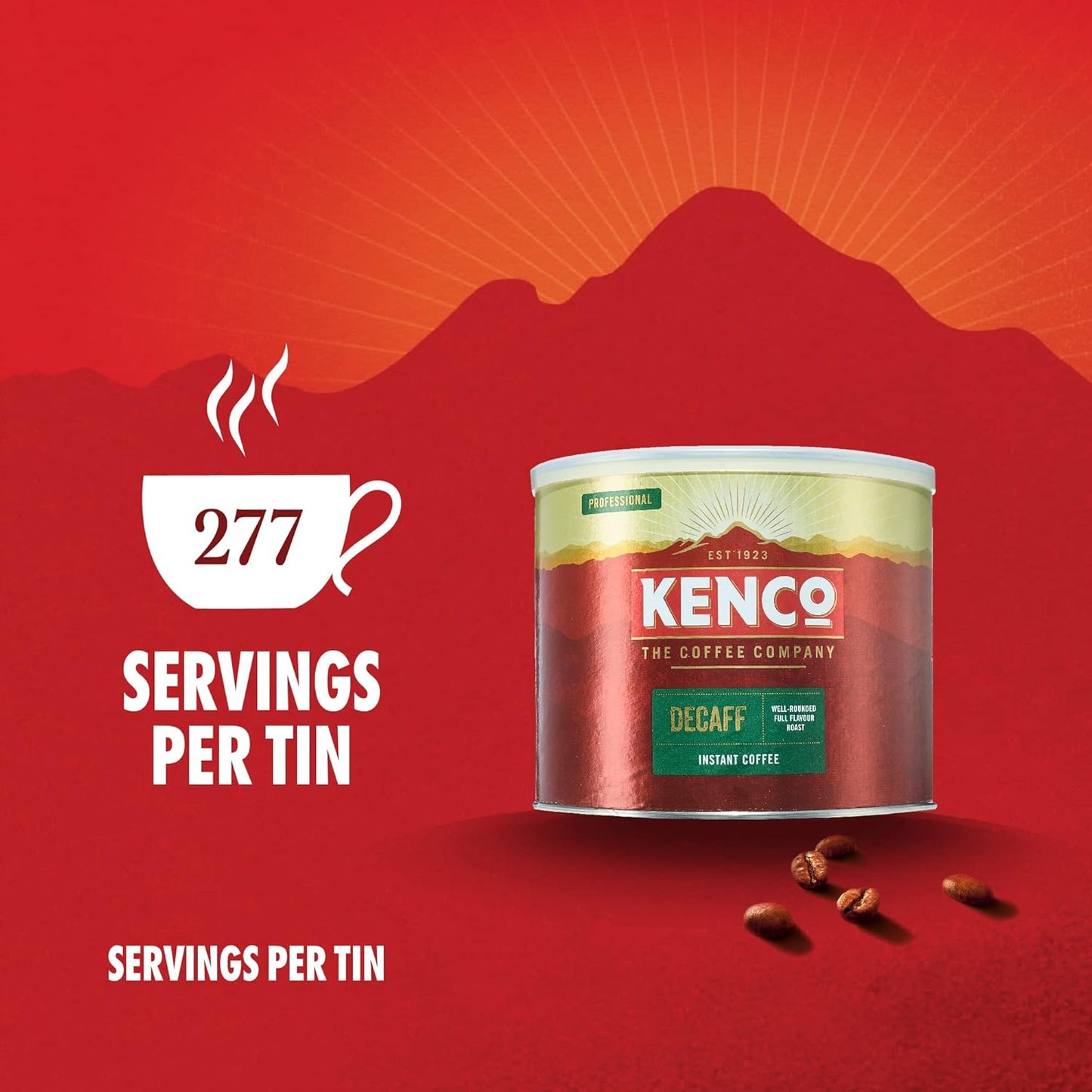 Kenco Decaf Instant Coffee Tin , 500g
