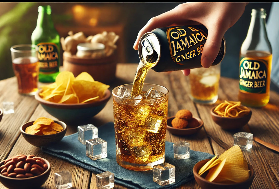 Old Jamaica Ginger Beer Carbonated Soft Drinks, 330ml