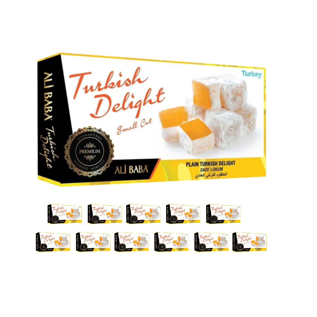 Ali Baba Turkish Delight Plain (Sade Lokum) Zero Added Sugar 150g