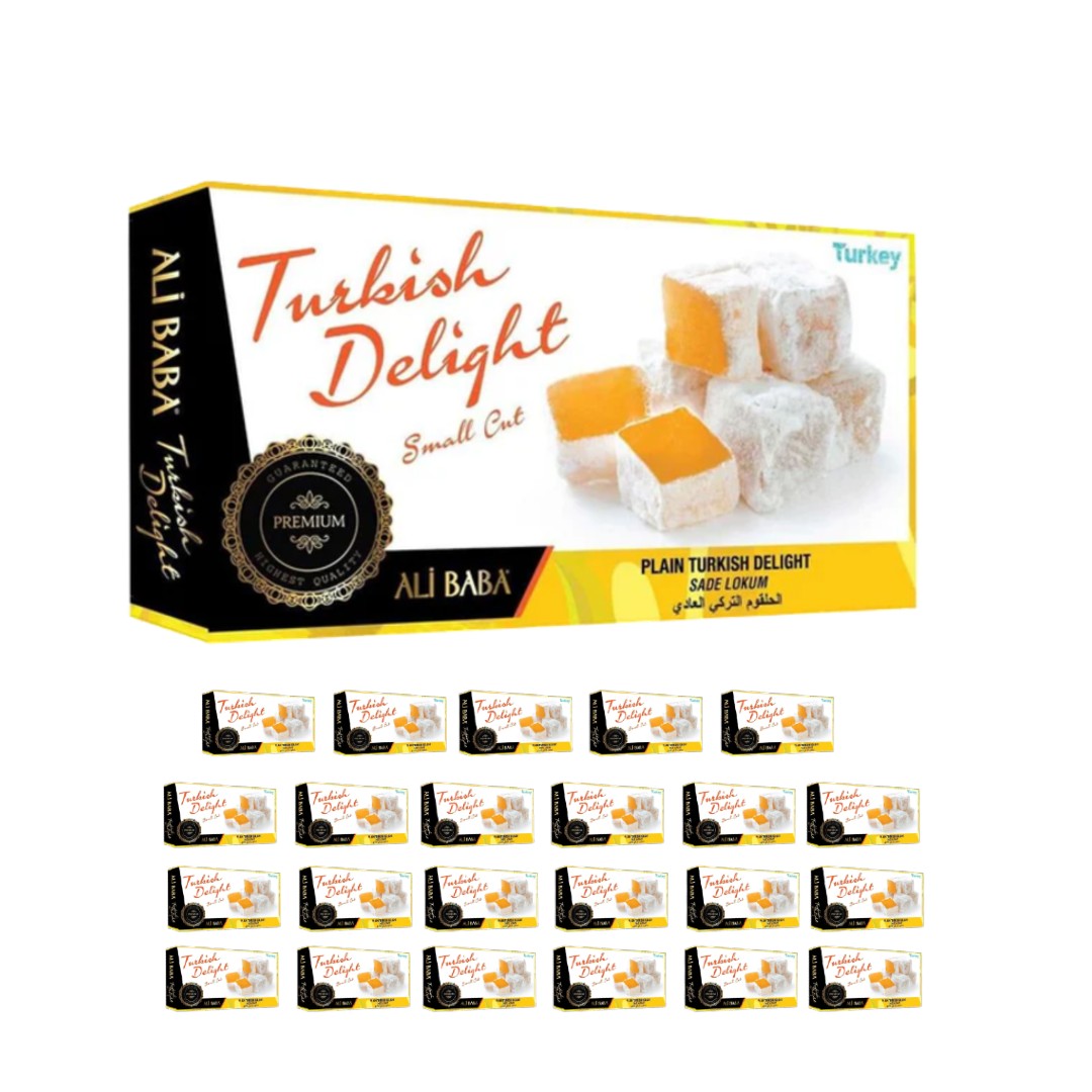 Ali Baba Turkish Delight Plain (Sade Lokum) Zero Added Sugar 150g