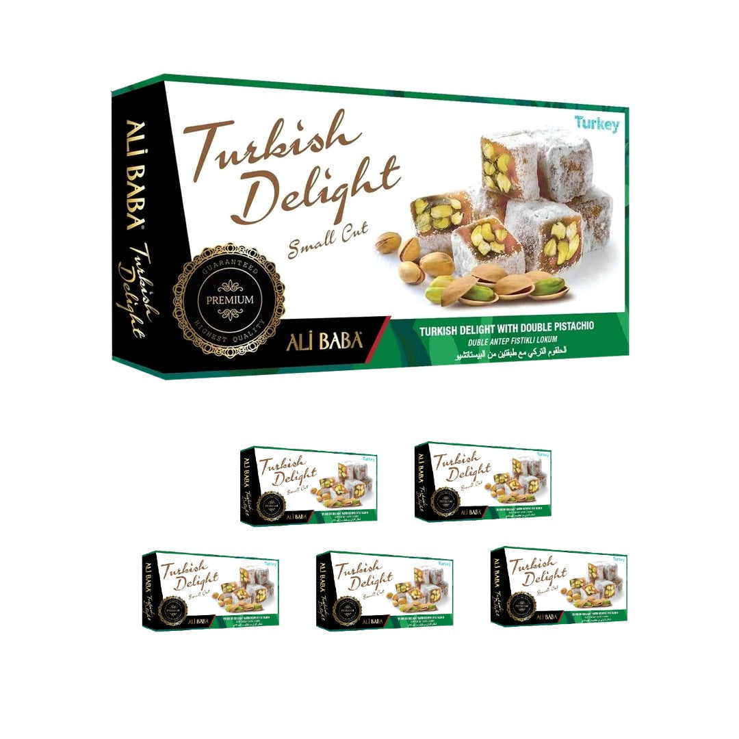 Ali Baba Turkish Delight with Double Pistachio (Duble Antep Fistikli Lokum) 350g