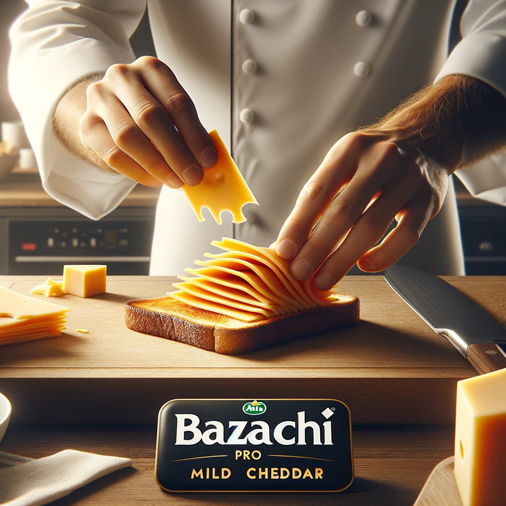 Arla Pro Mild Cheddar Cheese Slices 1kg - Vegetarian