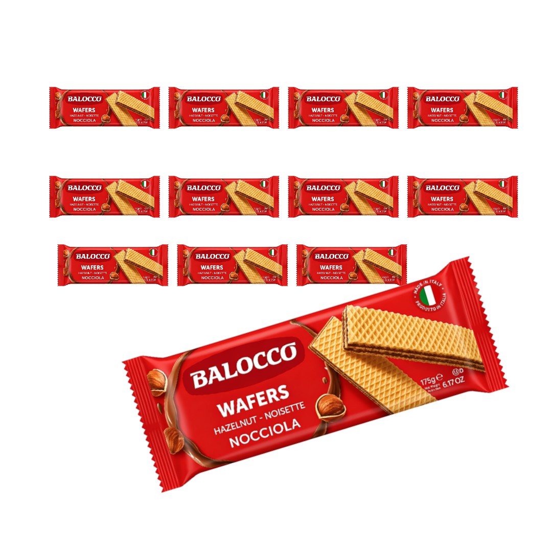Balocco Wafers Hazelnut, 175g