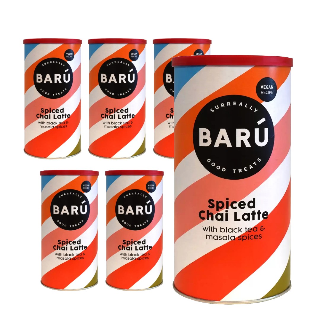 Baru Spiced Chai Latte with Black Tea and Masala Spices, 750g