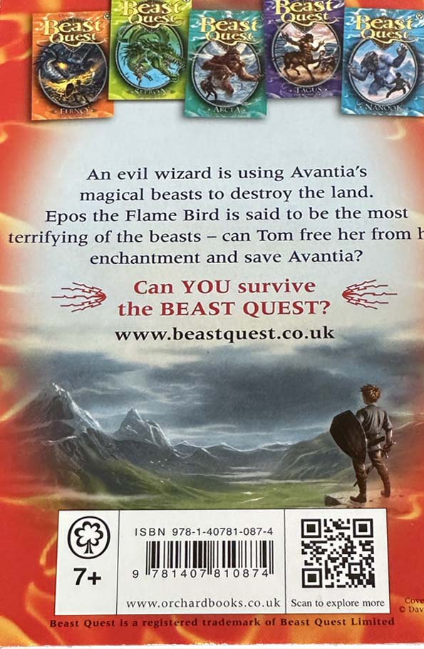 BEAST QUEST : Epos the flame bird