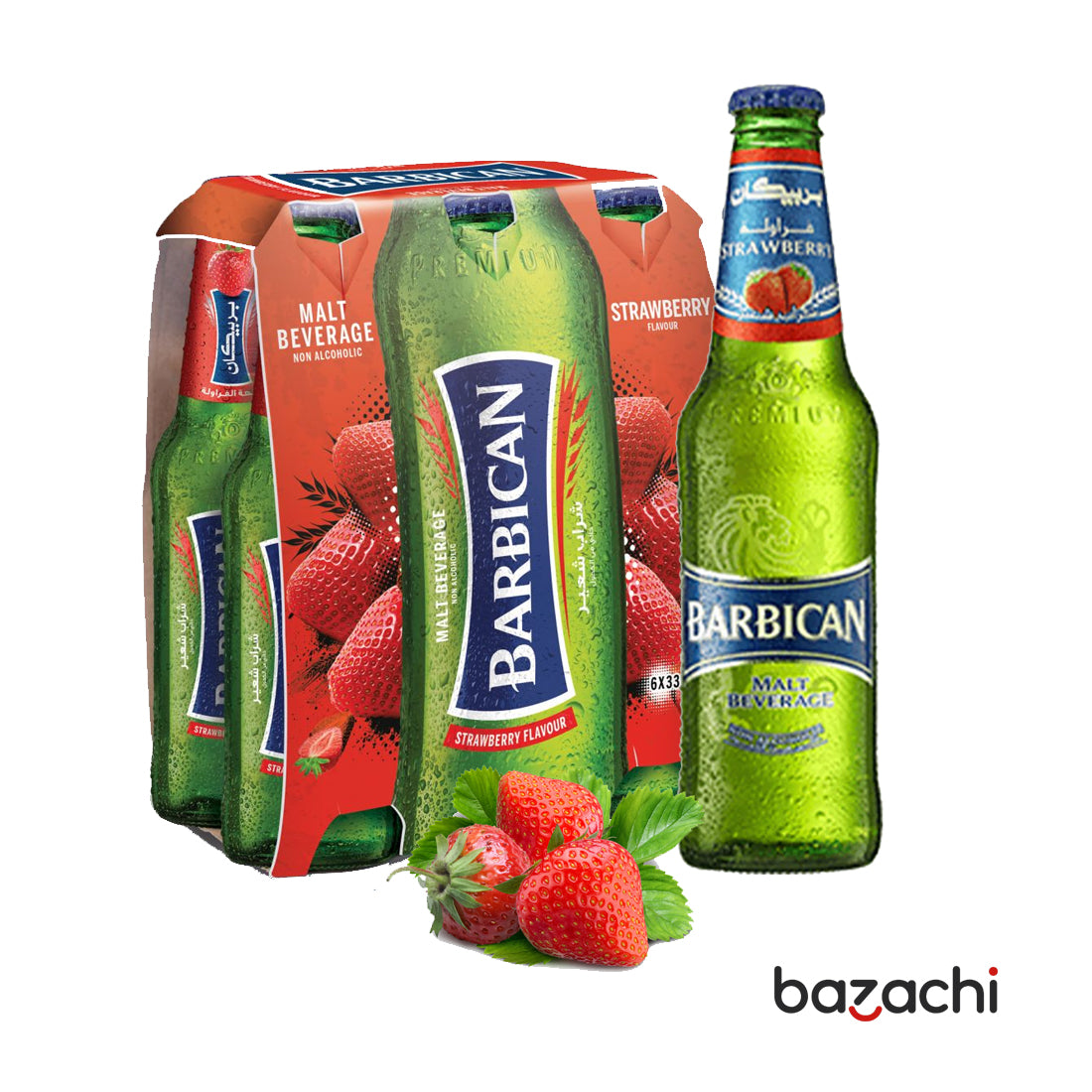 Barbican Strawberry Flavored Malt Drink 330ml