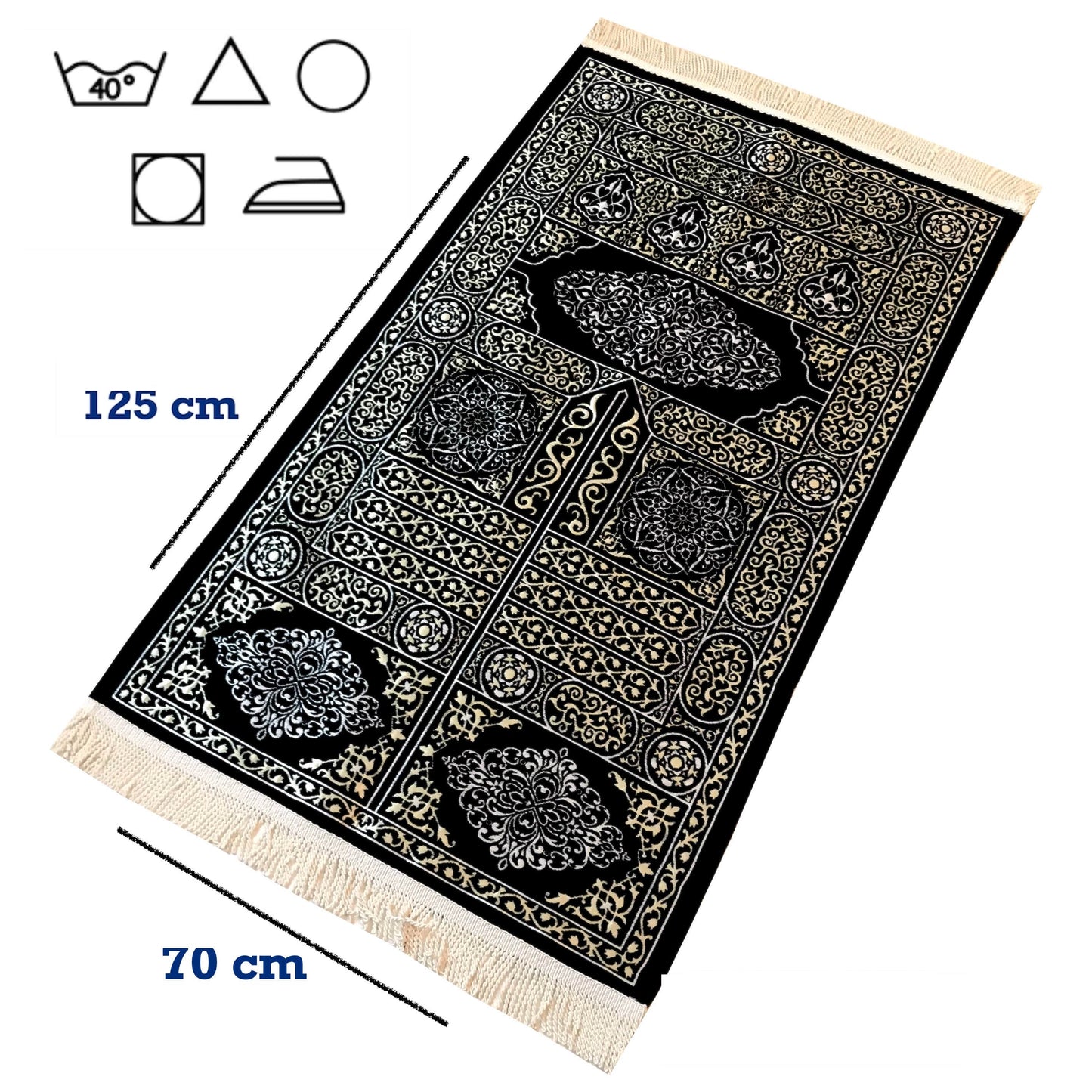 Kaaba Door Pattern Prayer Rug