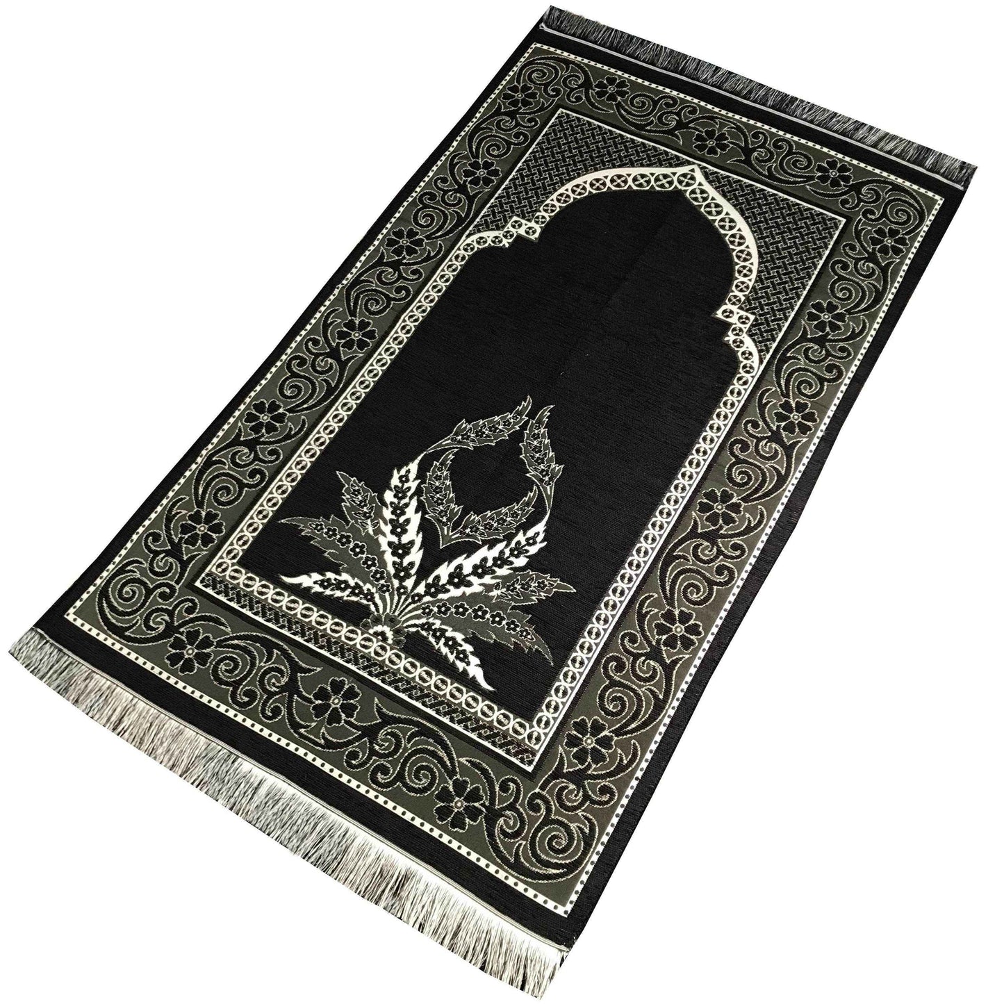 Mihrab Taffeta Portable Ottoman Prayer Rug