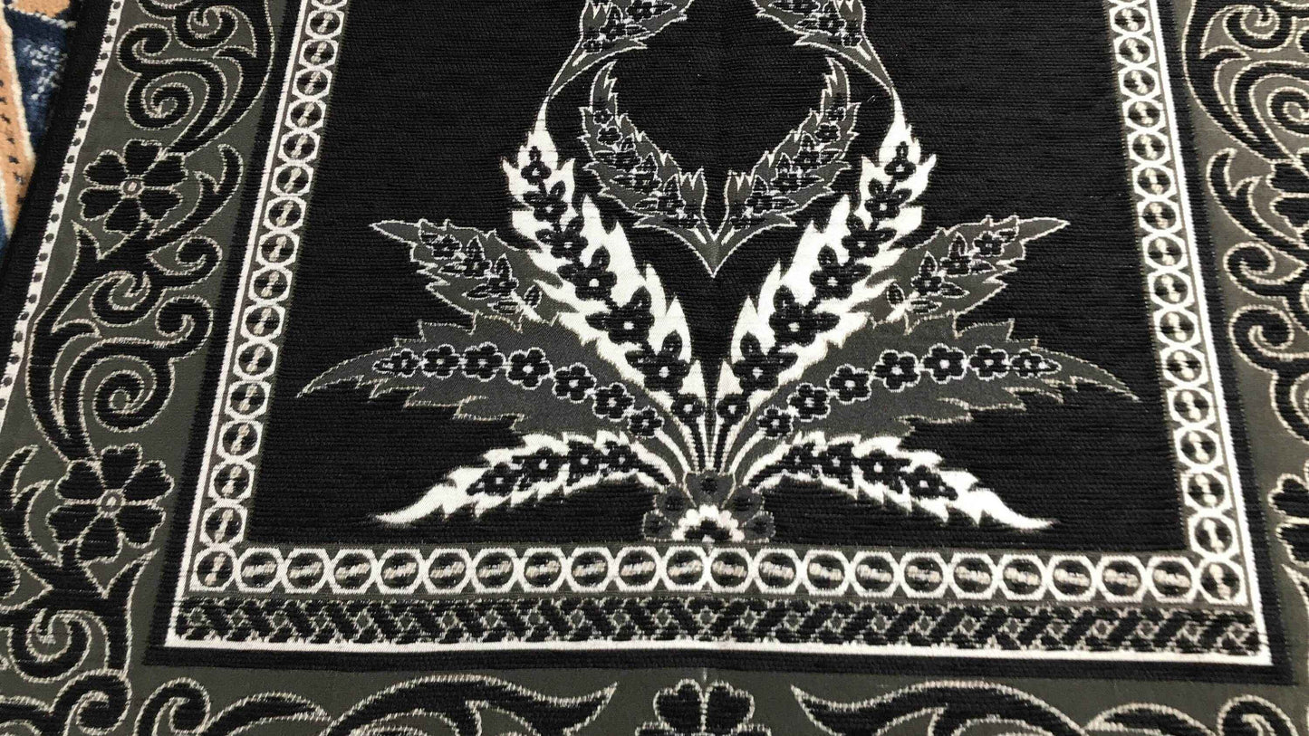 Mihrab Taffeta Portable Ottoman Prayer Rug