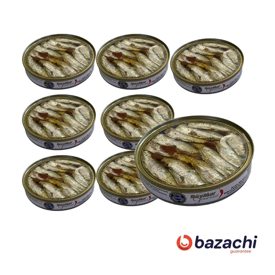 Baymar Gourmet Sardines in Olive Oil with Chilli Pepper, 4 x 150g