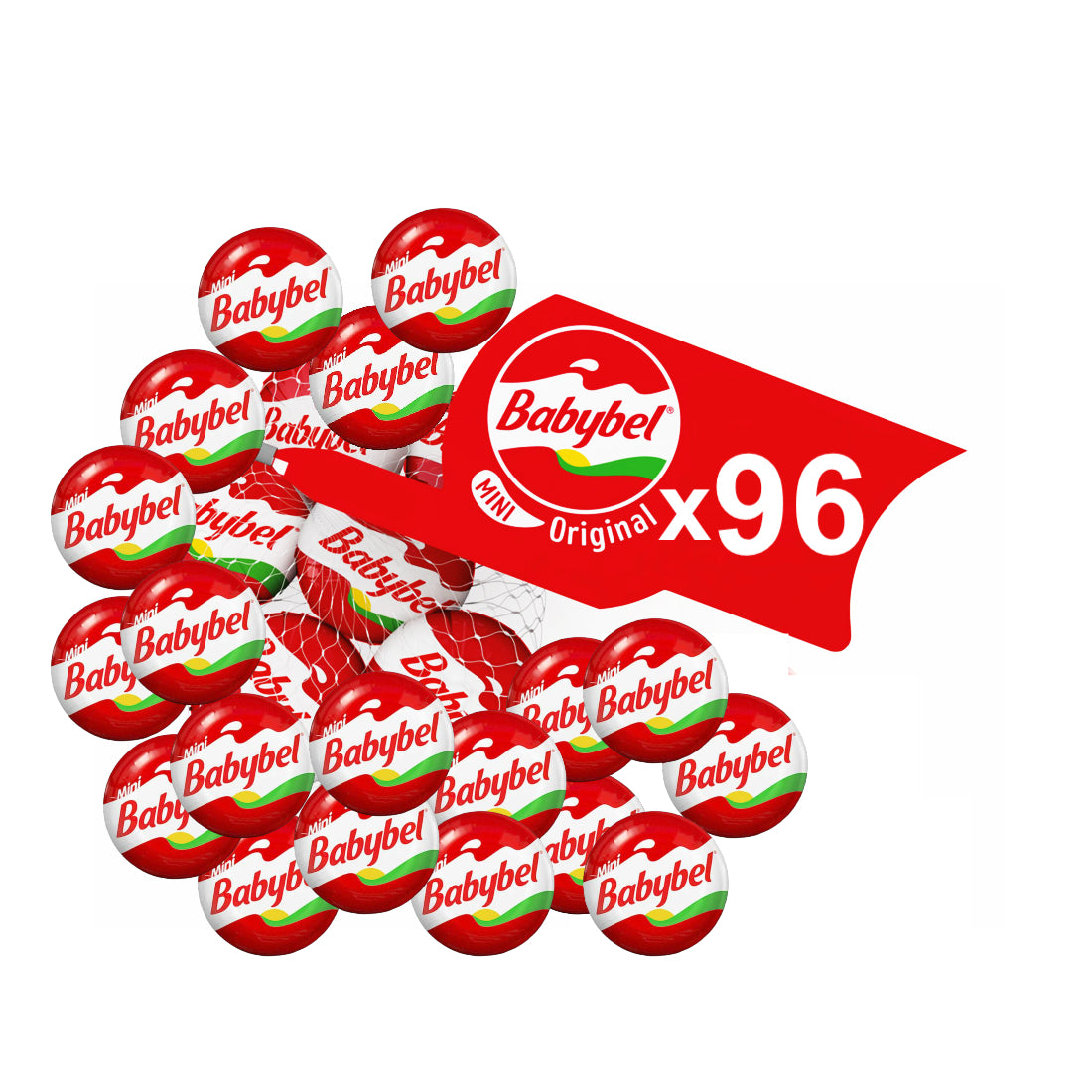 Mini Babybel Original Cheese Semisoft Snacks, 20g