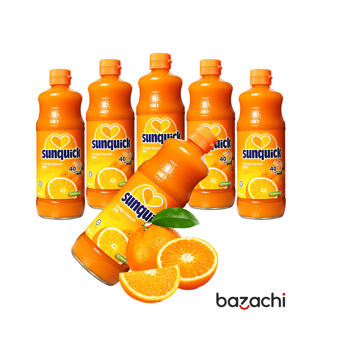 Sunquick Real Orange Fruit Concentrate Bottle, 700ml