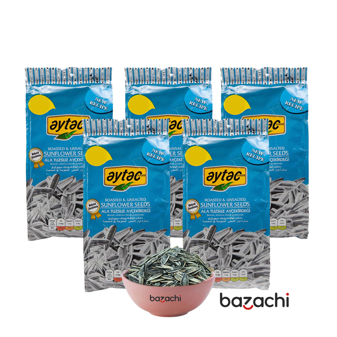 Aytac Unsalted Sunflower Seeds (Ala Tuzsuz Aycekirdegi) 250g