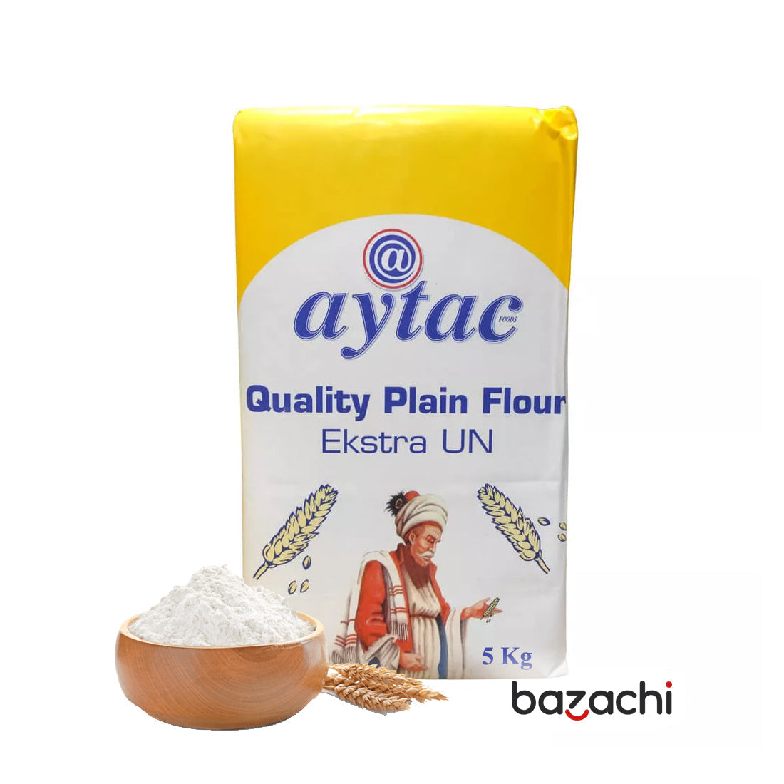Aytac All Purpose Quality Plain Flour for Cooking & Baking, 10x5Kg Pack