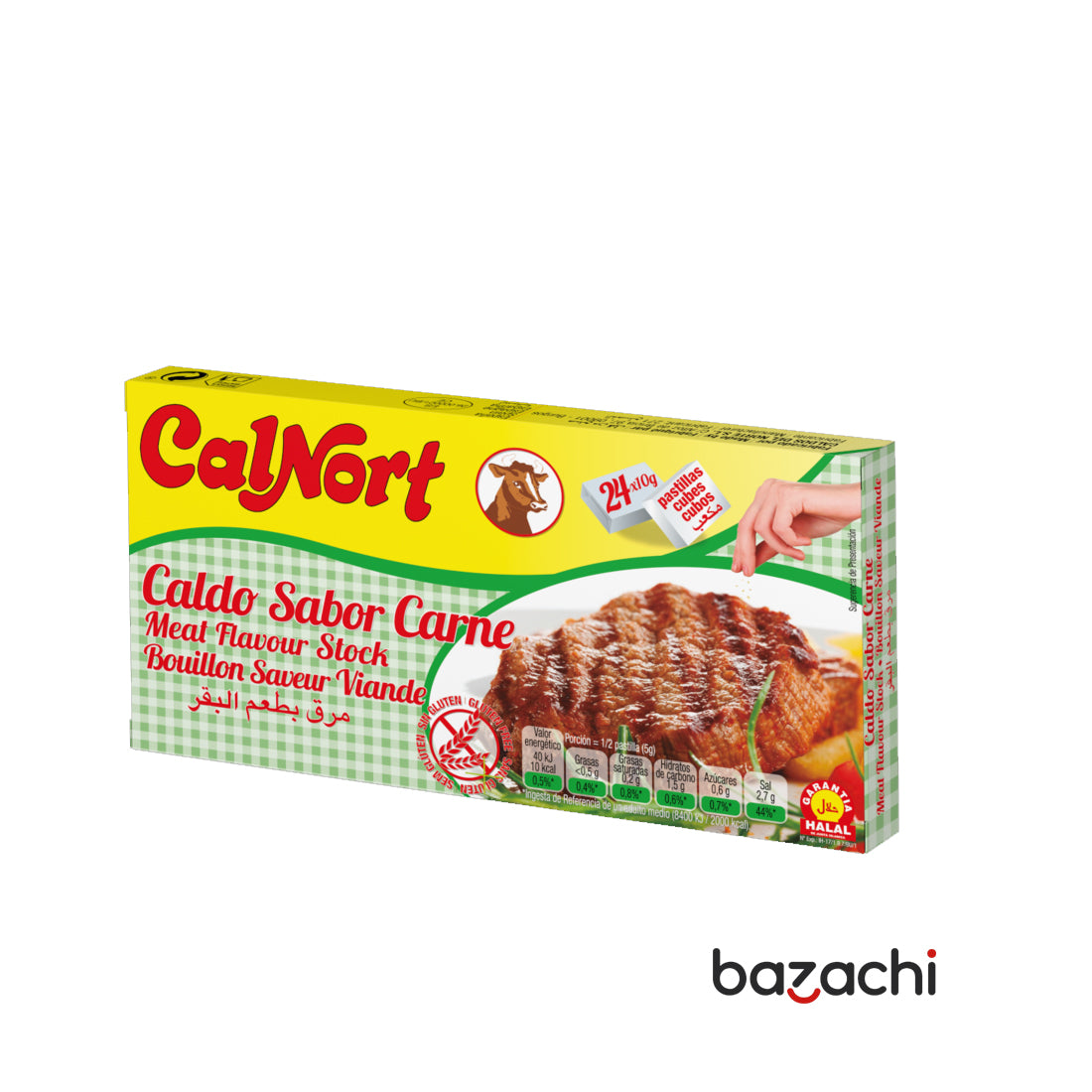 Calnort Bouillon Cubes 12 Cubes - Beef