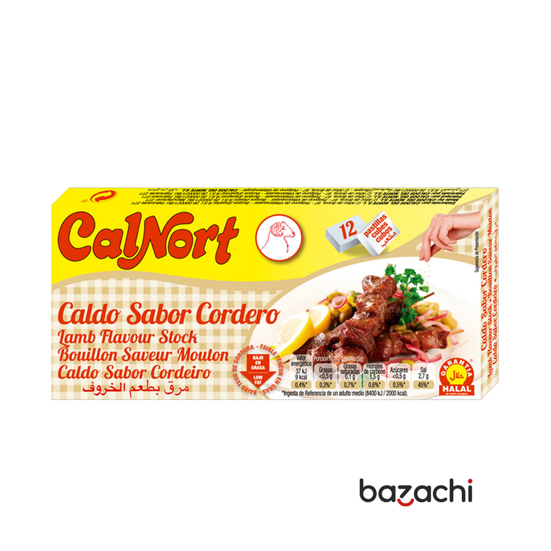 Calnort Bouillon Cubes 12 Cubes - Lamb
