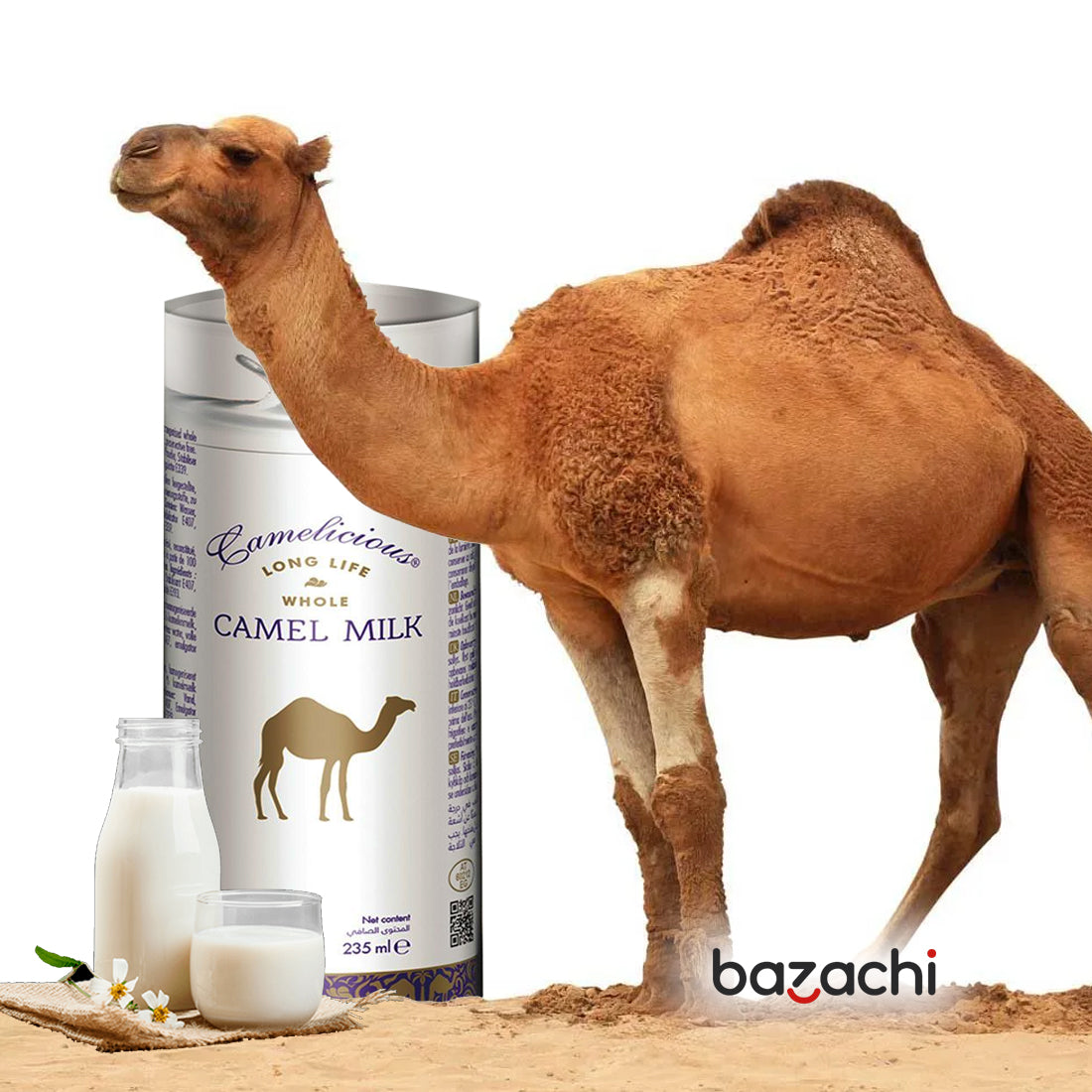 Camelicious Long Life Camel Milk Whole, 235 ml