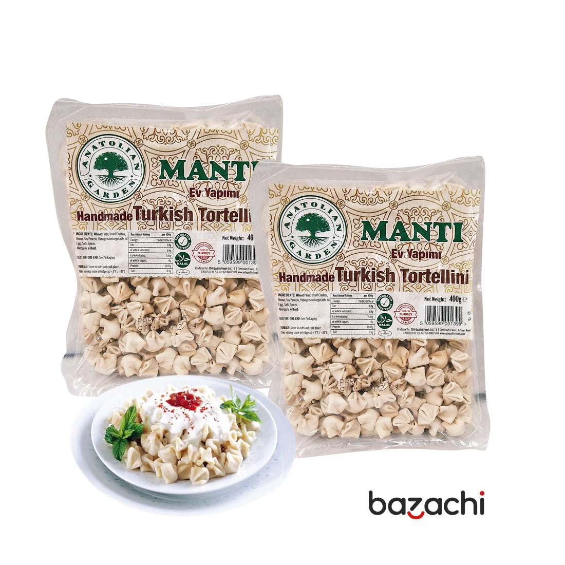 Handmade Turkish Tortellini- Kayseri Mantisi 400 gr