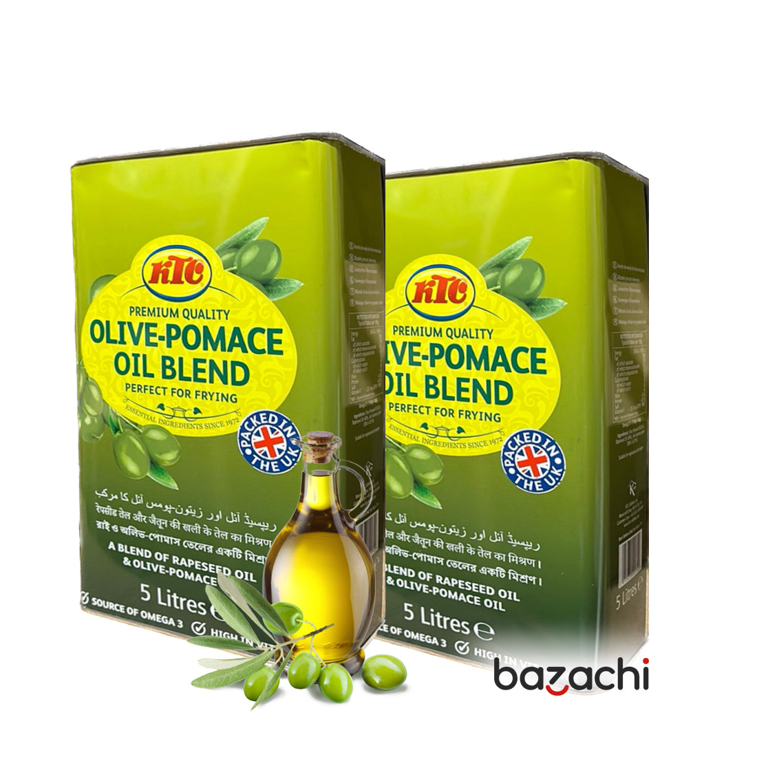 KTC Premium Quality Olive-Pomace Oil Blend, 5L