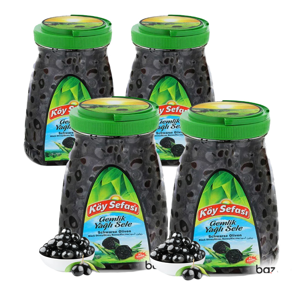 Koy Sefasi Gemlik Sele Natural Black Olive, 1.5KG