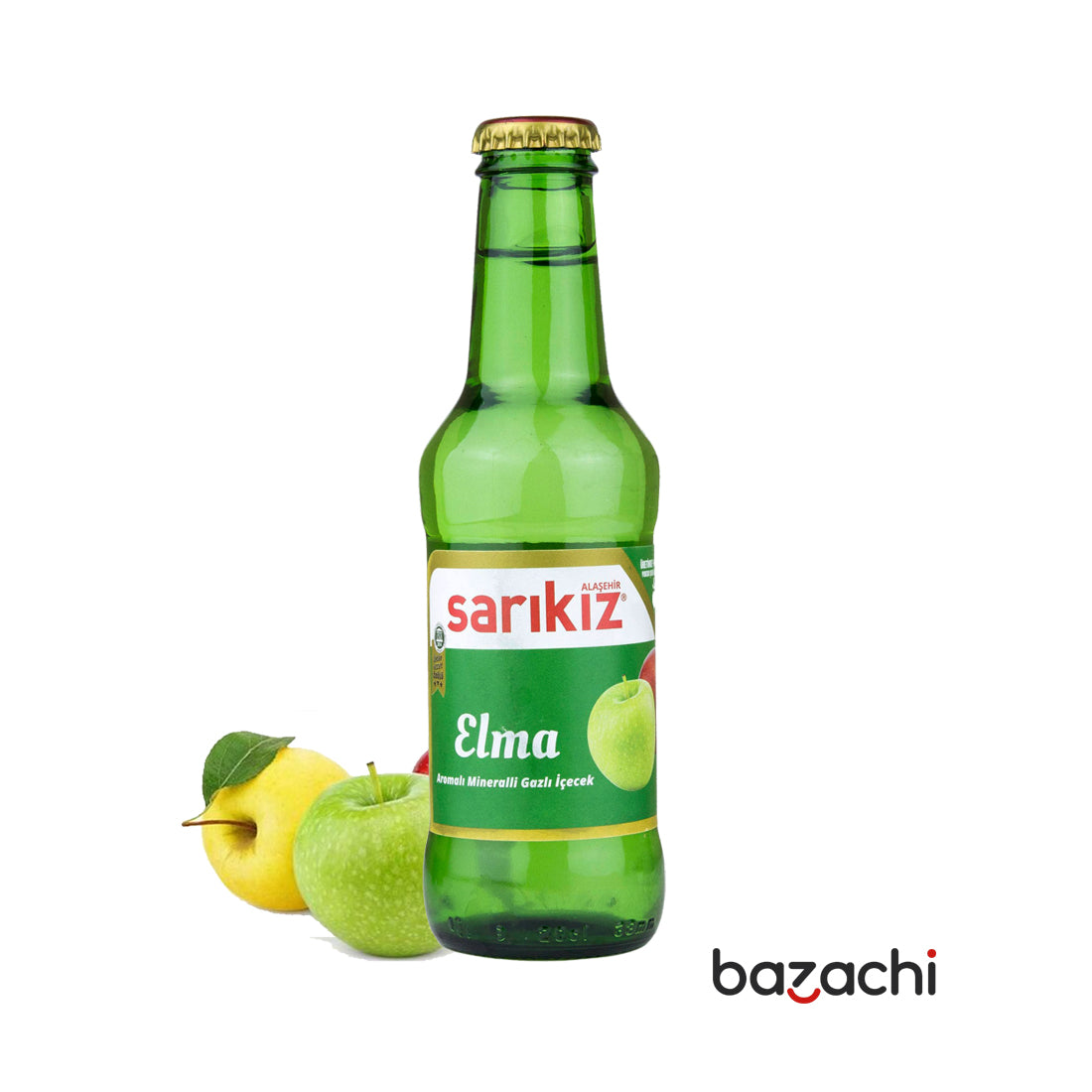 Sarikiz Apple Flavored Mineral Water- Maden Suyu 6x200ml