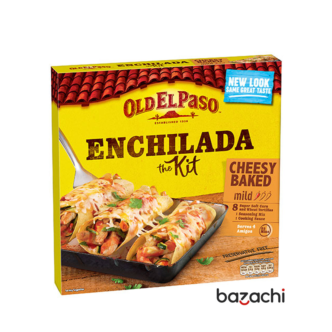 Old El Paso Cheesy Baked Enchilada Kit, Mild, 663g
