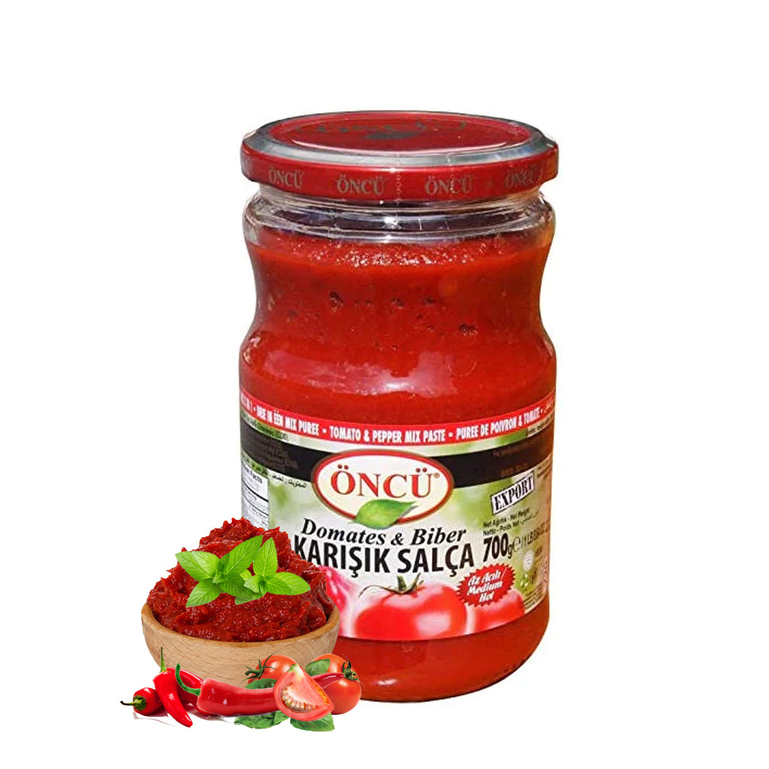 Oncu Tomato and Pepper Mixed Paste ( Karisik Salca ), 700g