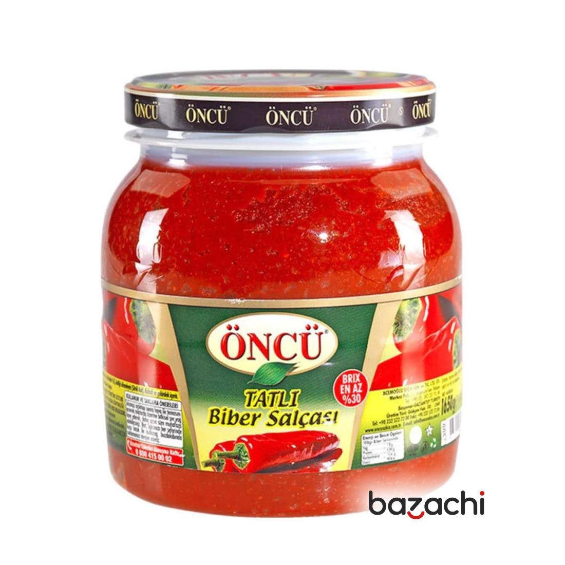 Oncu Traditional and Natural Mild Pepper Paste - Tatli Biber Salca