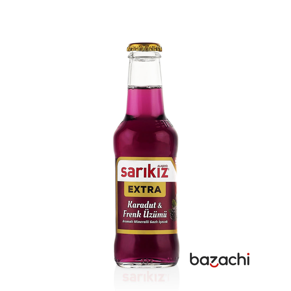 Sarikiz Black Mulberry & Currant Mineral Water (Karadut & Frank Uzumu) 200ml x 24