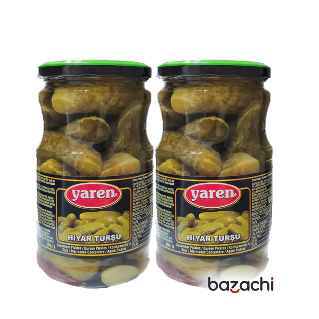 Yaren Cucumber Pickles (1700g)-Hiyar Tursu
