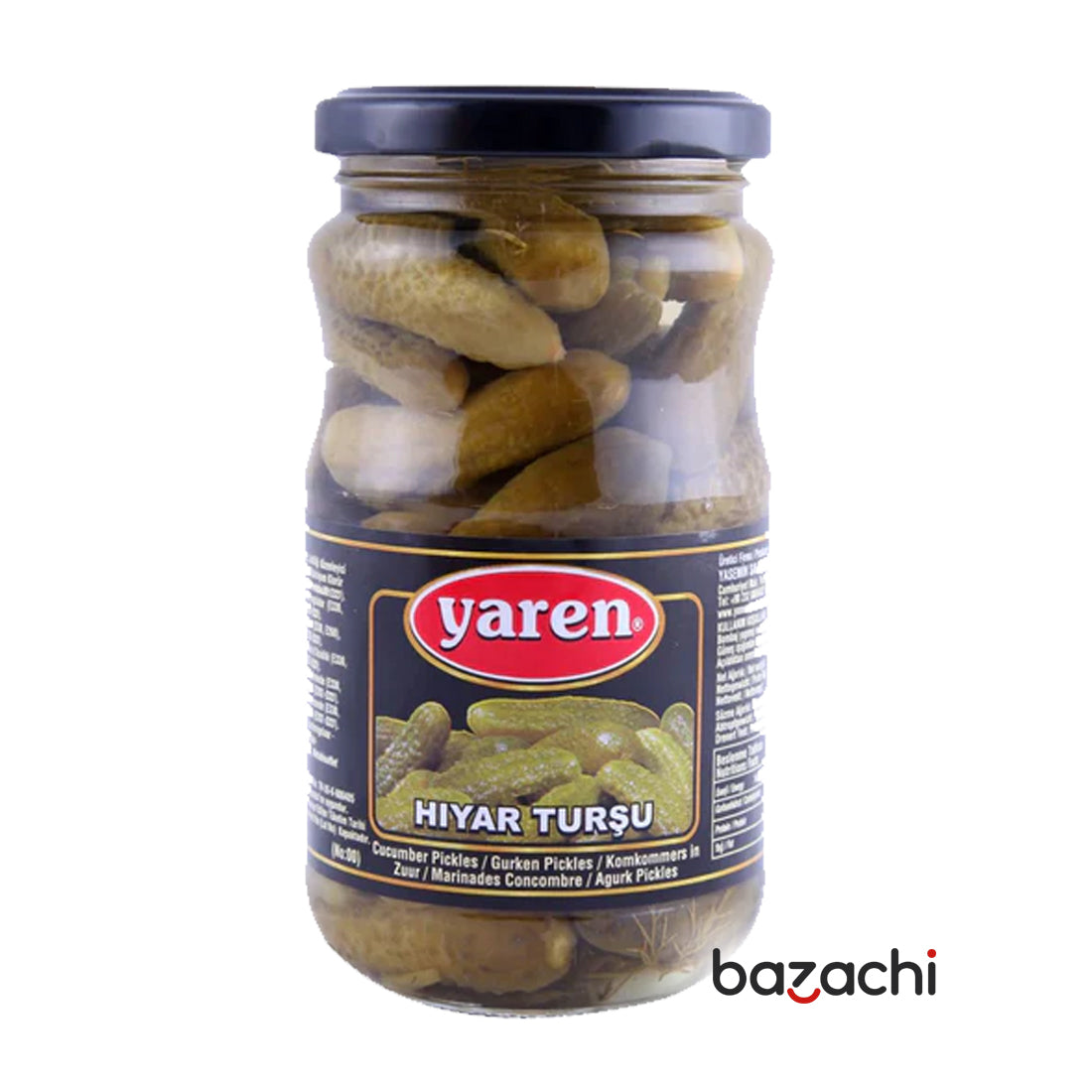Yaren Cucumber Pickles (720g)-Hiyar Tursu