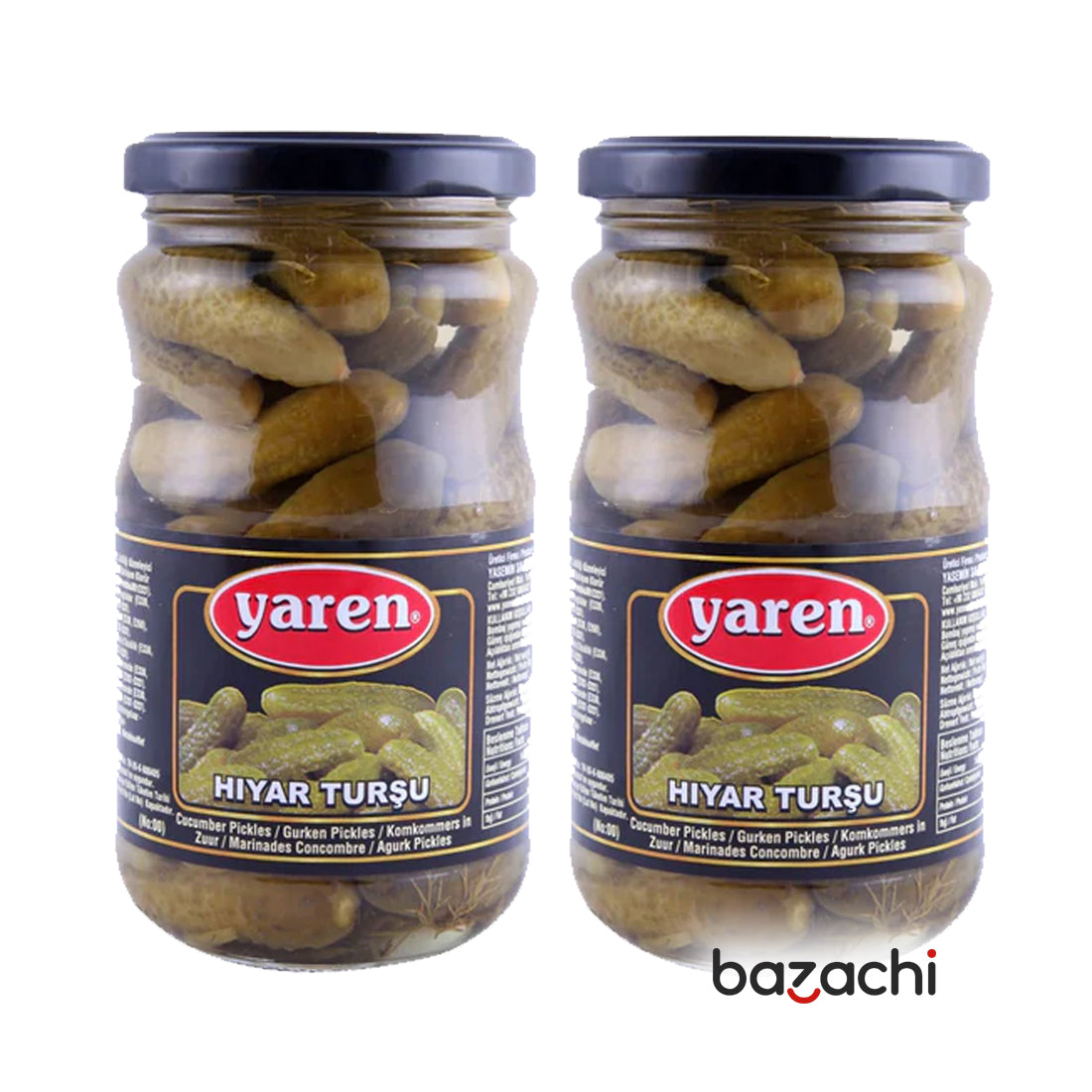 Yaren Cucumber Pickles (720g)-Hiyar Tursu