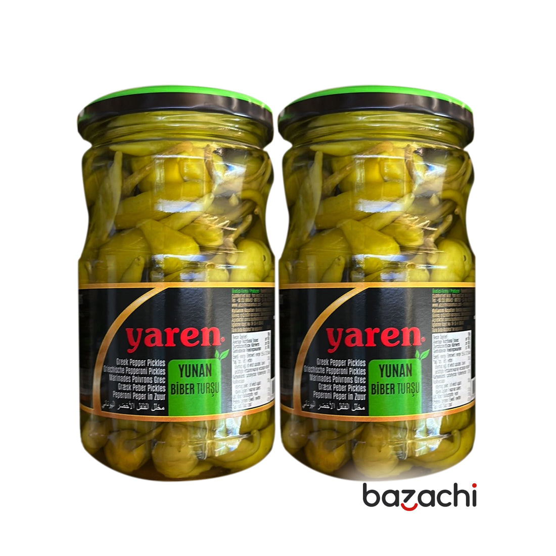 Yaren Greek Peper Pickles (720g)- Yunnan Biber Tursu