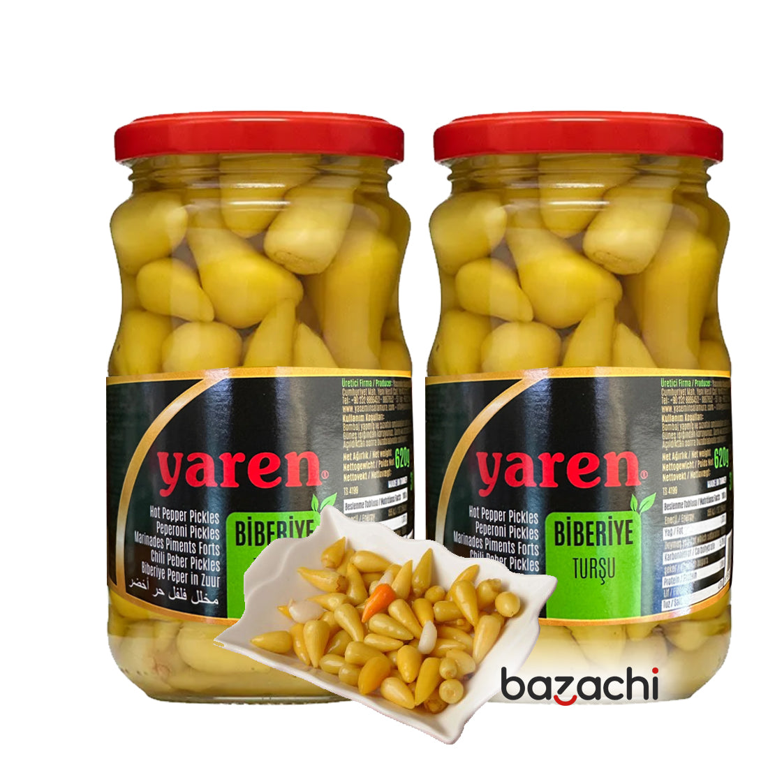 Yaren Hot Pepper (720g) - Biberiye Tursu