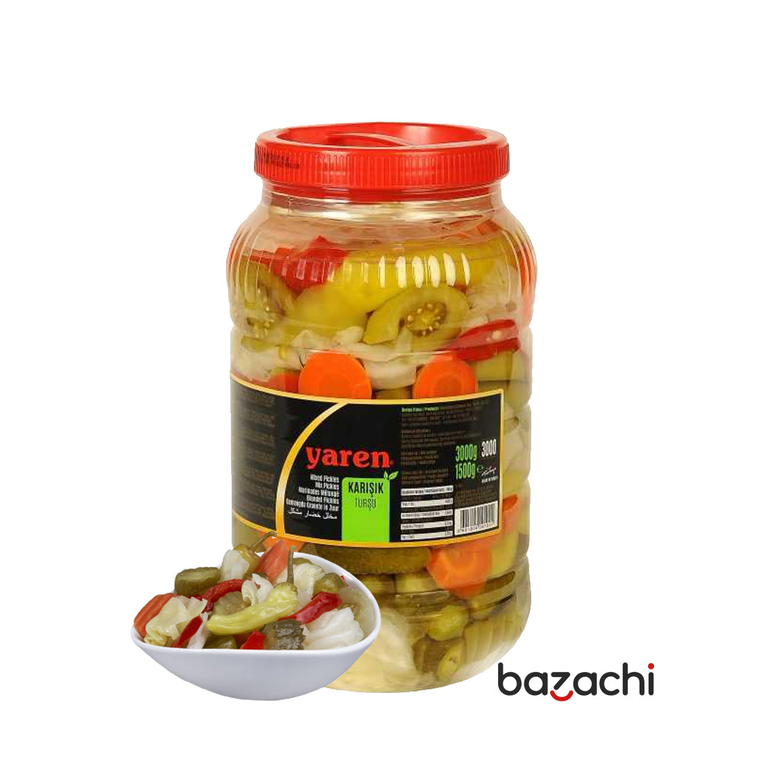 Yaren Mixed Pickles Mega Pack 3000g