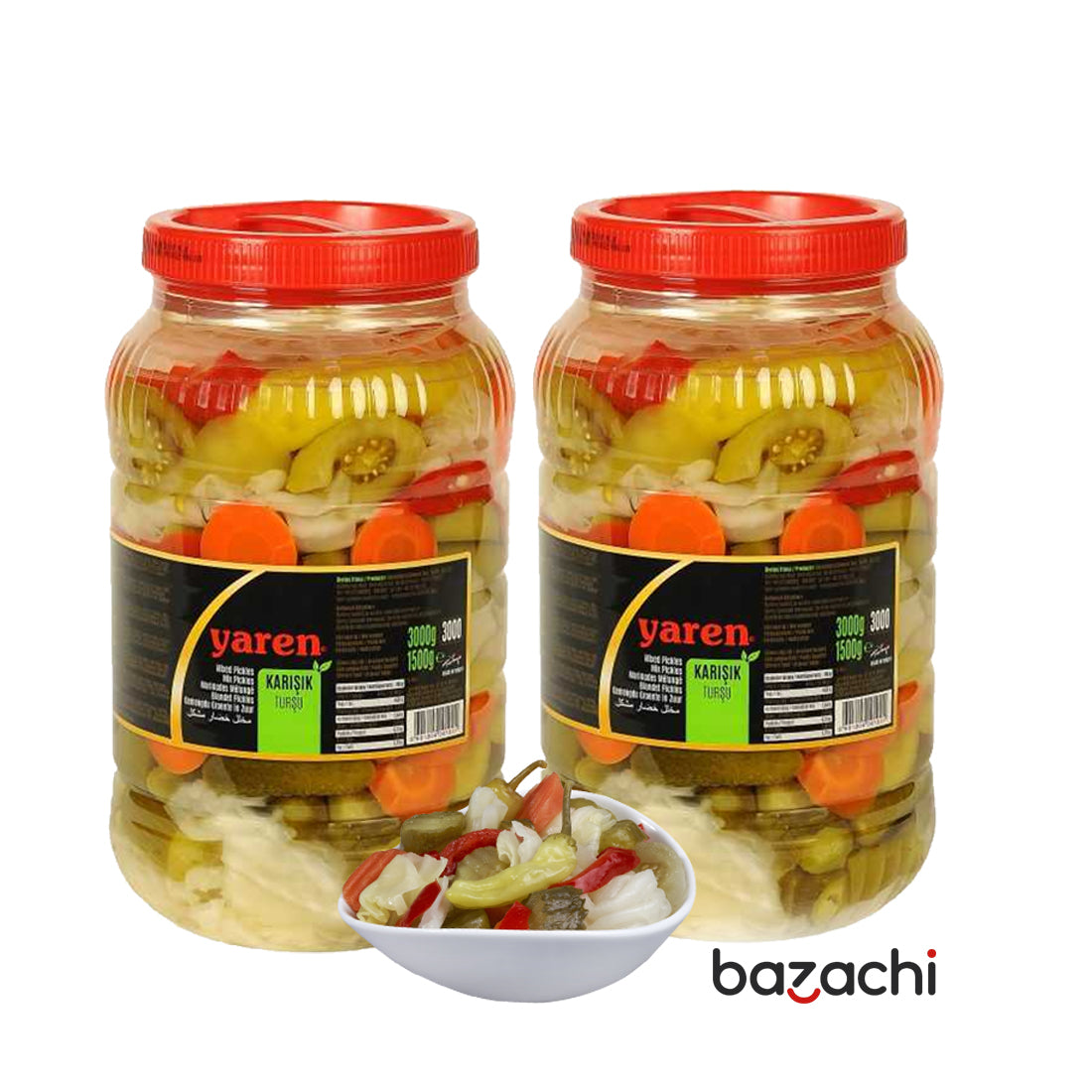Yaren Mixed Pickles Mega Pack 3000g