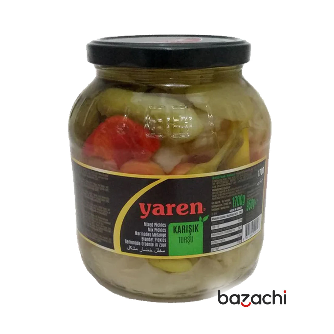 Yaren Mixed Pickles (1700g)-Karisik Tursu