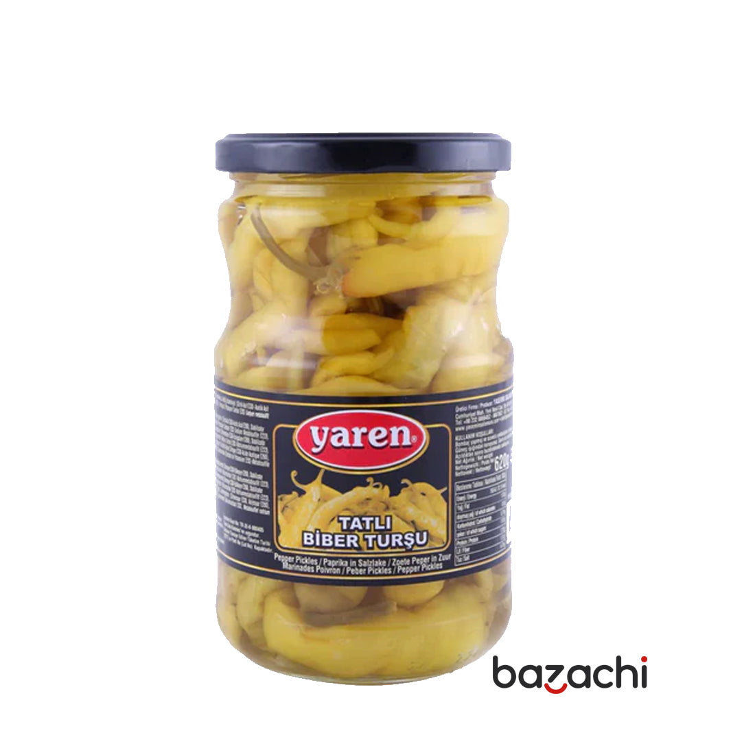 Yaren Pepper Pickles (720g)-Tatli Biber Tursu