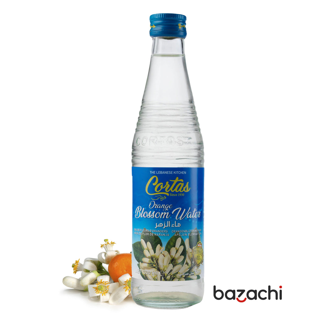Cortas Gluten Free Orange Blossom Water 300ml