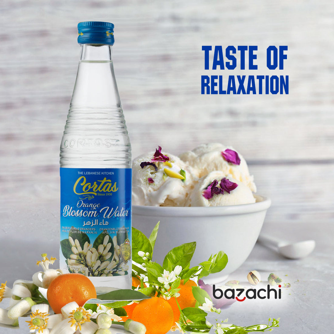 Cortas Gluten Free Orange Blossom Water 300ml