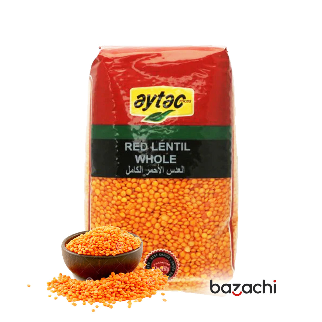 Aytac Canadian Red Lentils Whole 1 Kg
