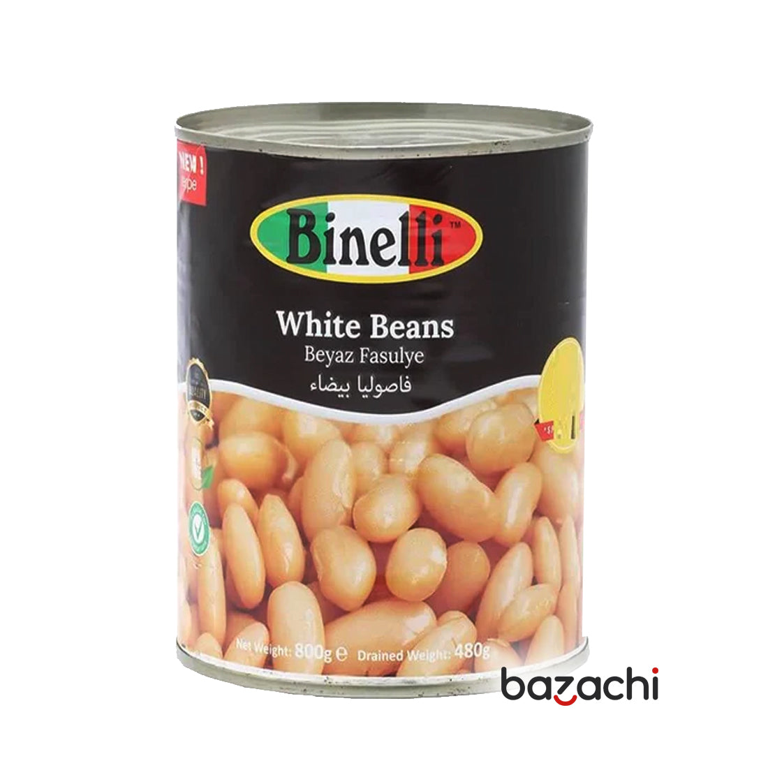 Binelli White Beans (400G) Beyaz Fasulye