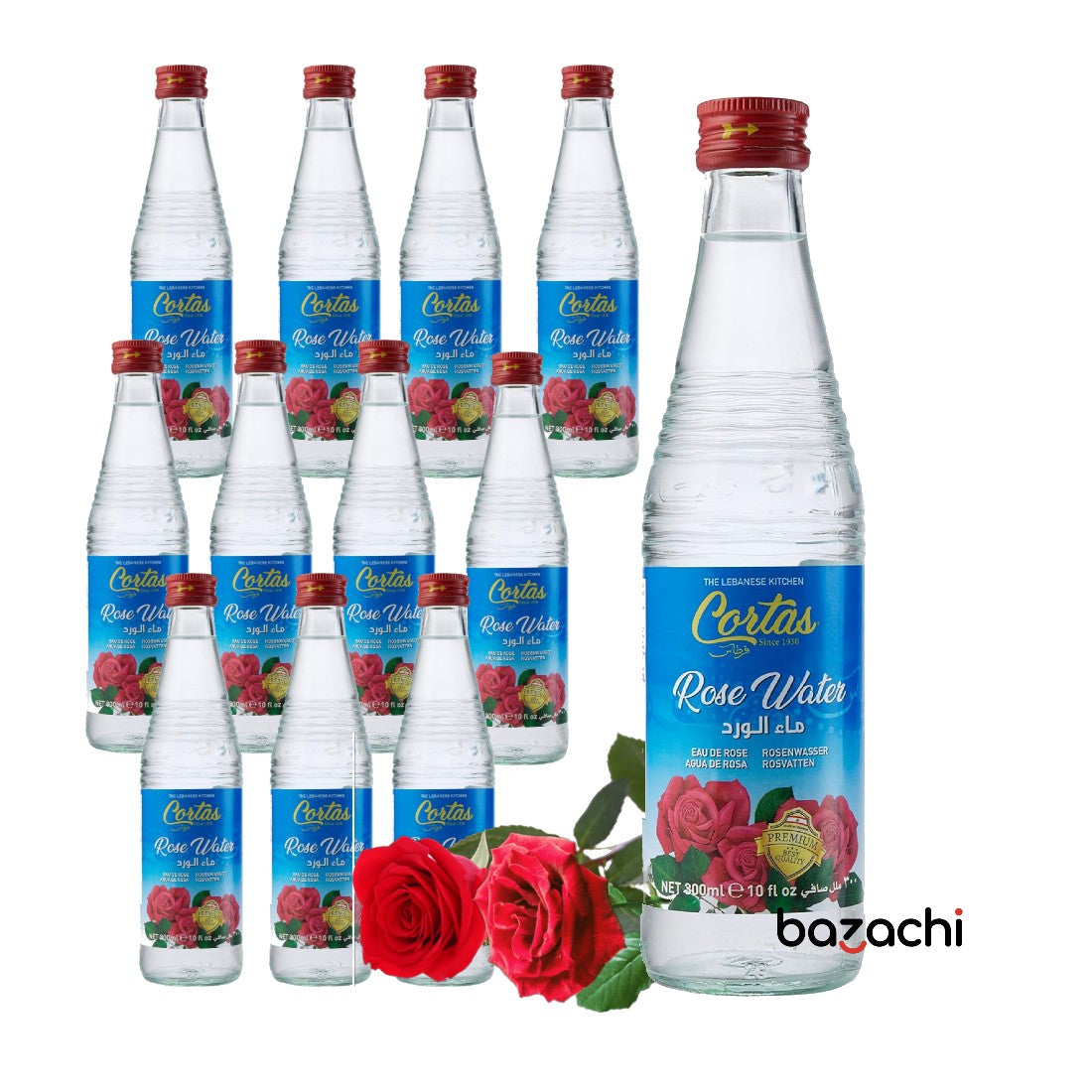 Cortas Gluten Free Rose Blossom Water, 300ml