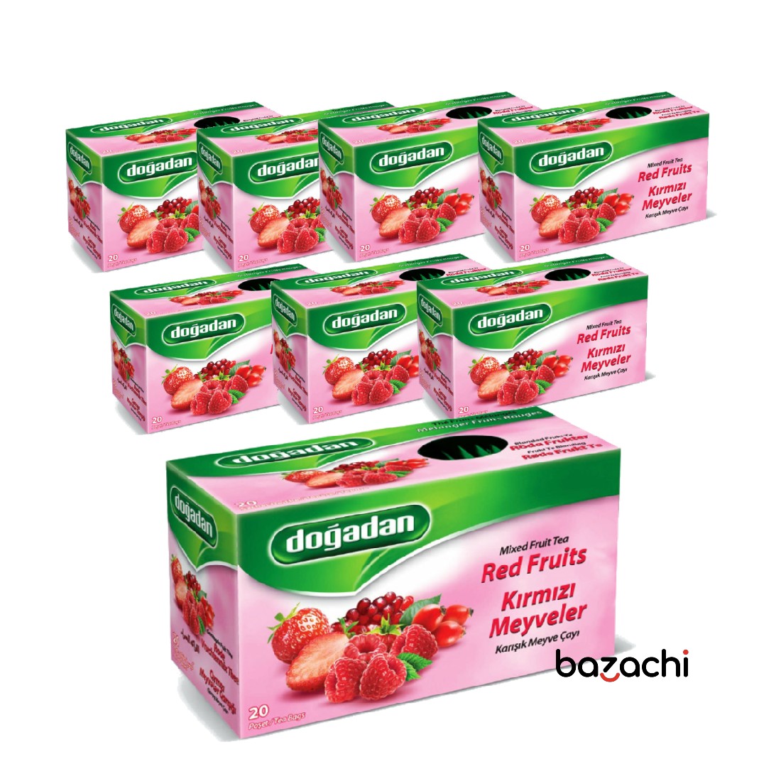 Dogadan Red Fruits Tea (Kirmizi Meyveler Cayi) 20 Tea Bags