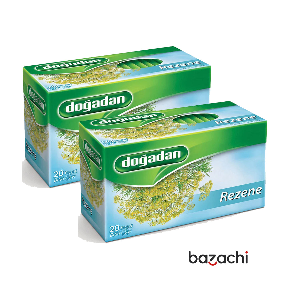 Dogadan Fennel Mixed Herbal Tea (Rezene Bitki Cayi),  20 Tea Bags