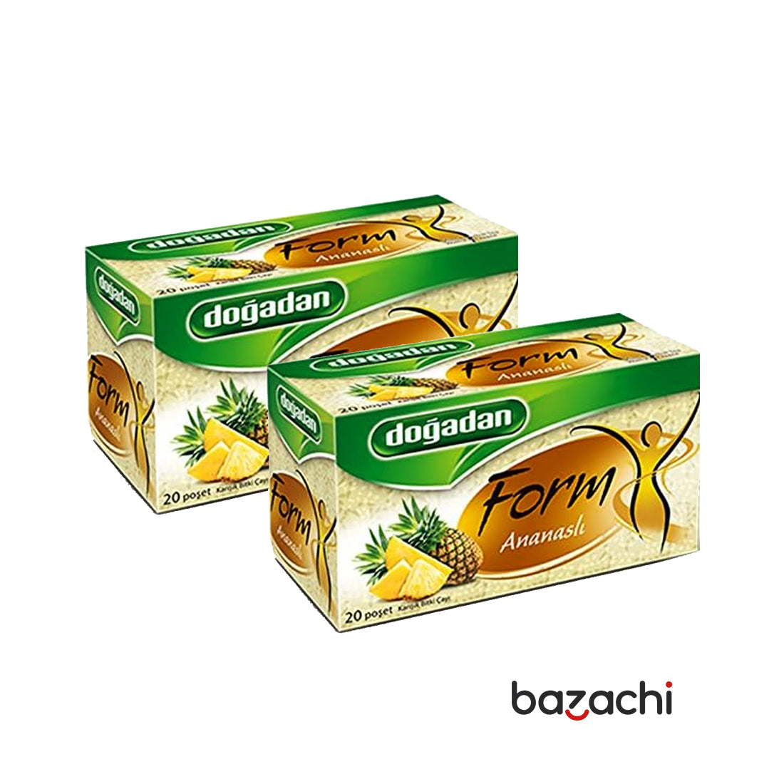 Dogadan Form Pineapple Tea Ananasli Cay 20 Tea Bags