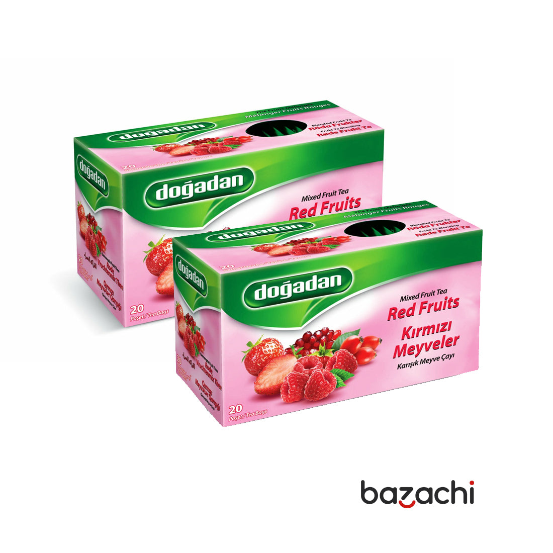 Dogadan Red Fruits Tea (Kirmizi Meyveler Cayi) 20 Tea Bags