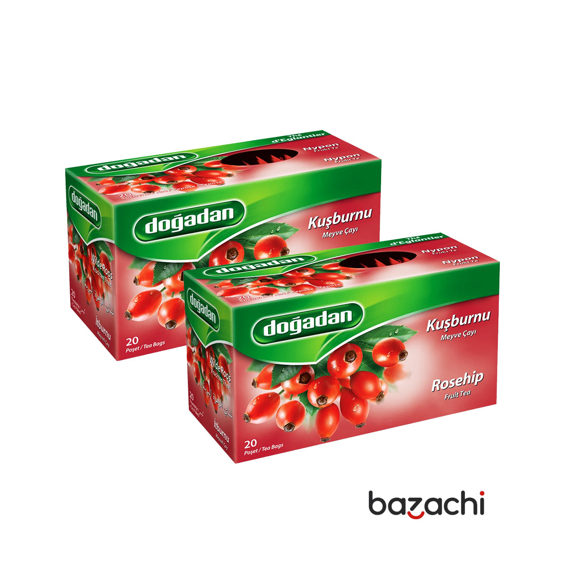 Dogadan Rosehip Tea (Kusburnu Cayi), 20Tea Bags