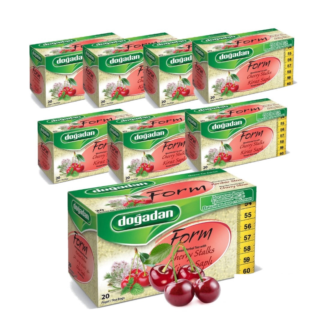 Dogadan Form Cherry Stalks Tea (Kiraz Sapli Cay) 20, Tea Bags